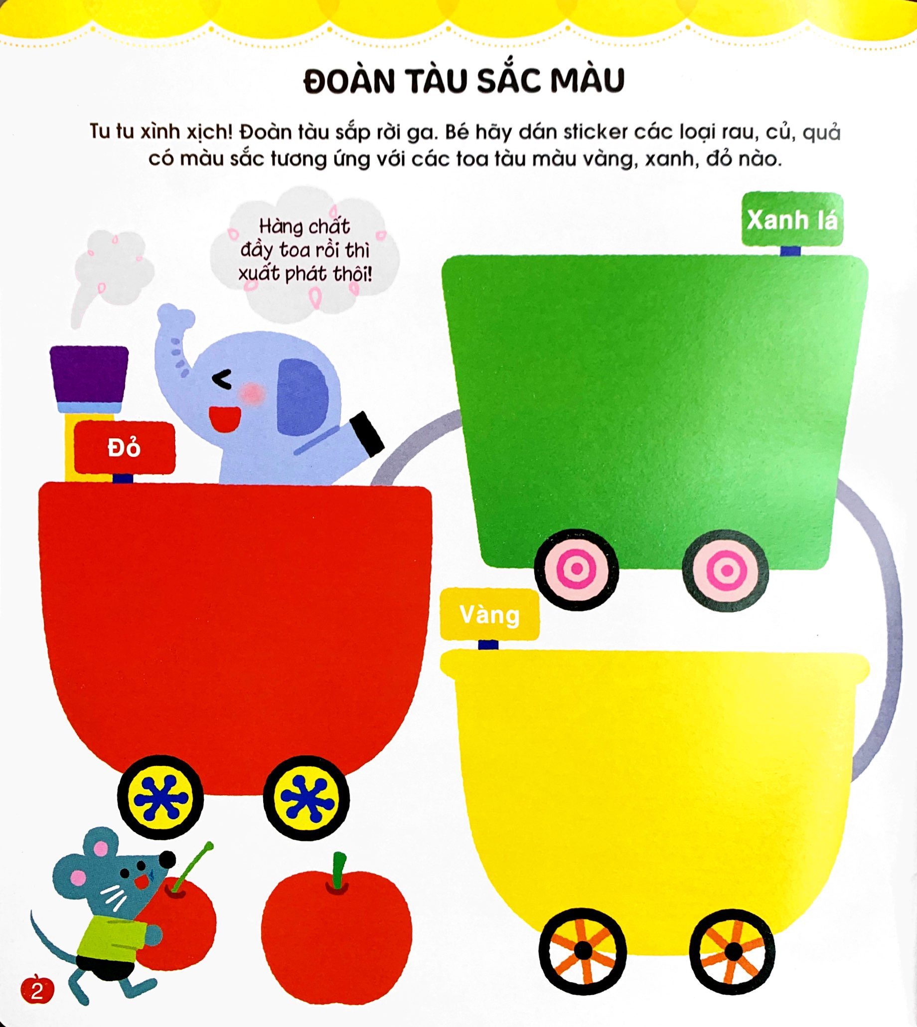 phát triển trí não cho trẻ qua tô-dán và nối hình - món ăn - Ảnh 5