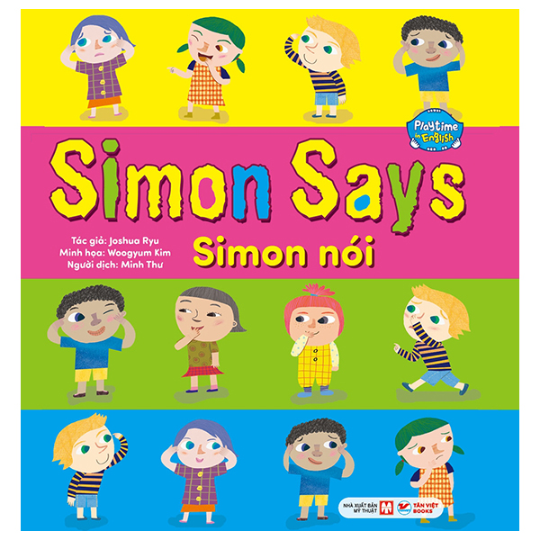 playtime in english - level 1 - simon says - simon nói - Ảnh 2