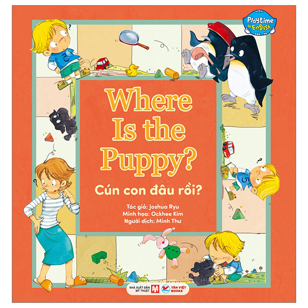 playtime in english - level 1 - where is the puppy? - cún con đâu rồi? - Ảnh 2