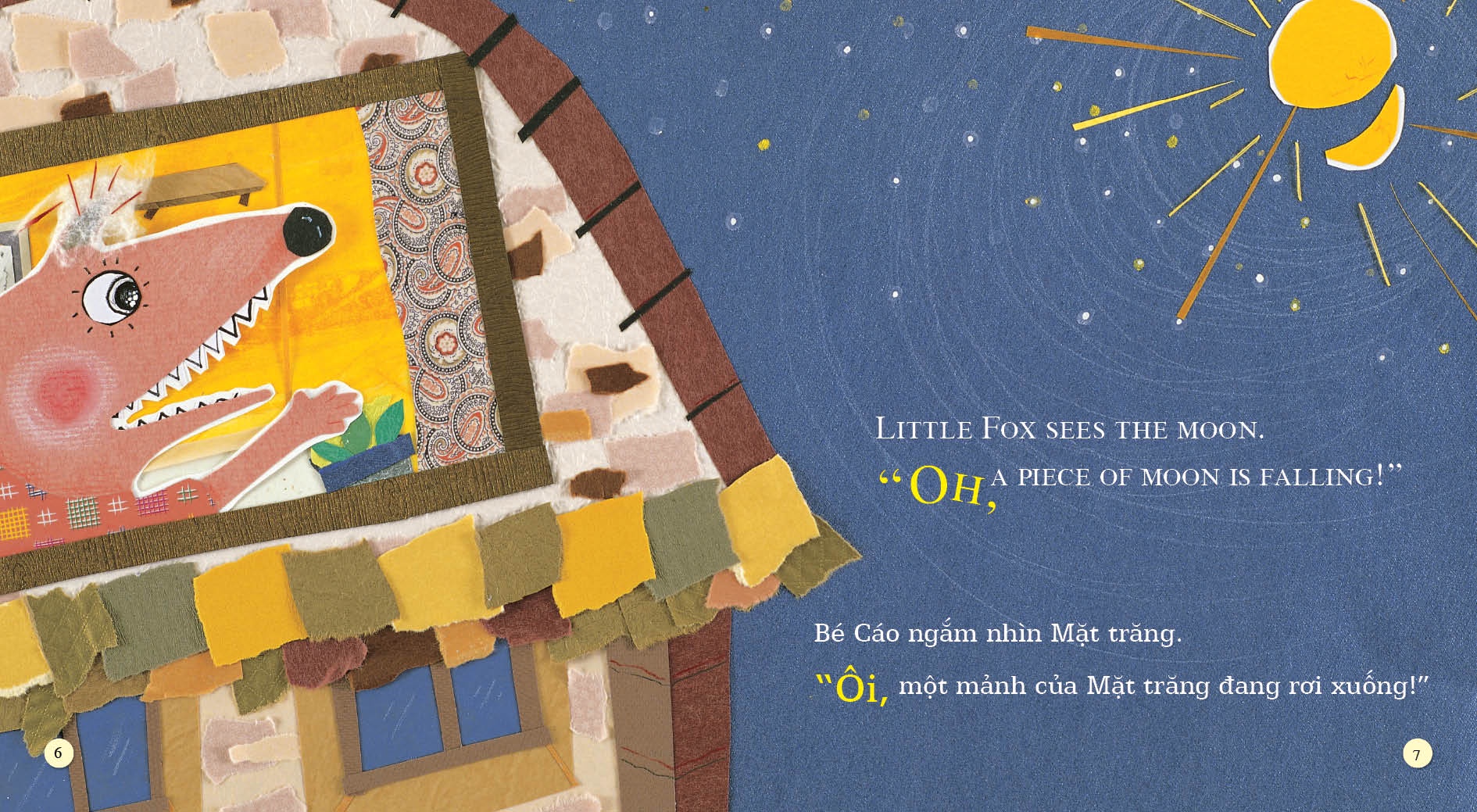 playtime in english - level 2 - broken moon and little fox - mặt trăng vỡ và bé cáo - Ảnh 4