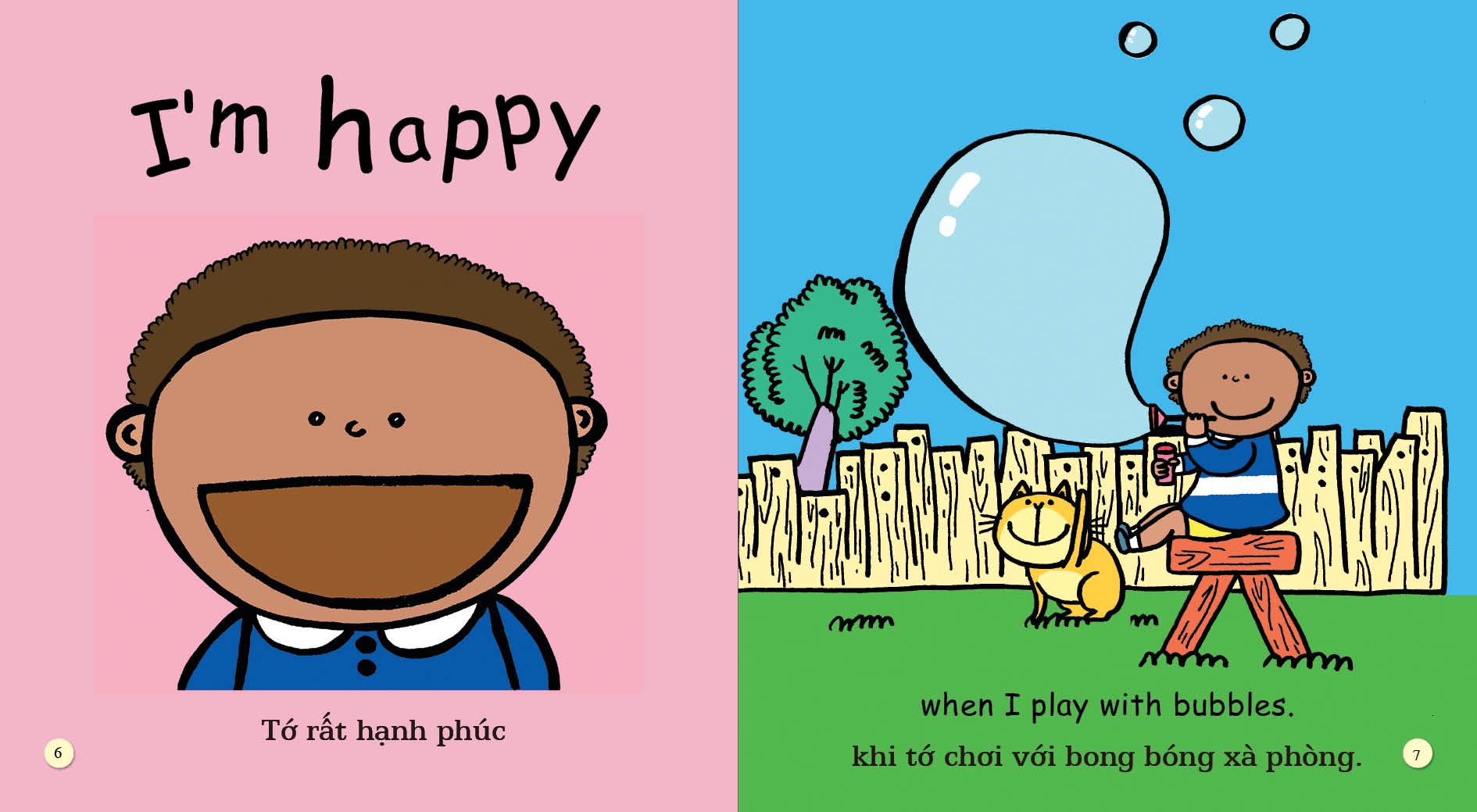 playtime in english - level 2 - i am happy - tớ rất hạnh phúc - Ảnh 4