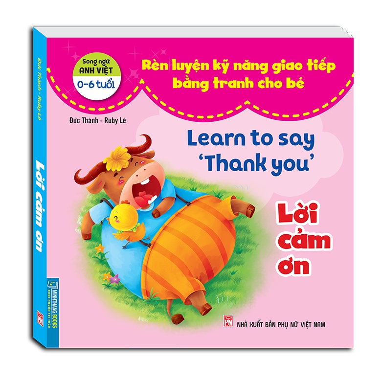 rèn luyện kỹ năng giao tiếp bằng tranh cho bé - lời cảm ơn (song ngữ anh - việt) - Ảnh 2
