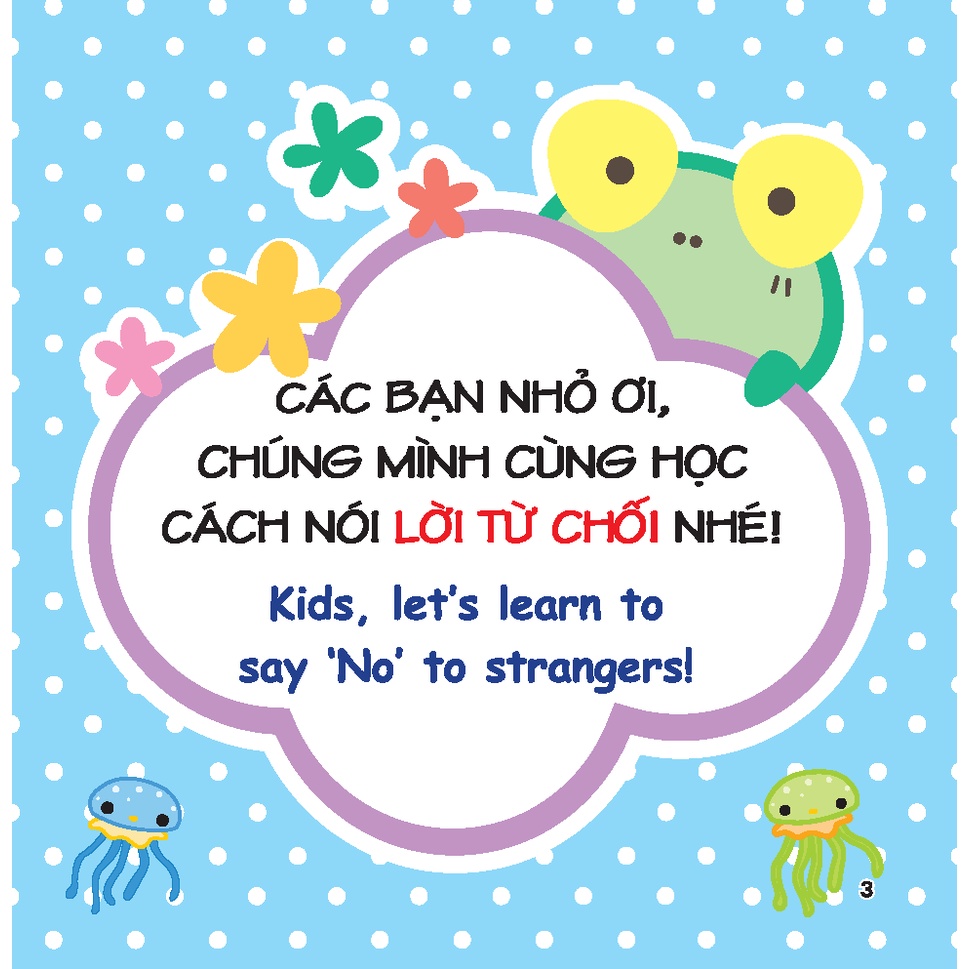 rèn luyện kỹ năng giao tiếp bằng tranh cho bé - lời từ chối (song ngữ anh - việt) - Ảnh 3