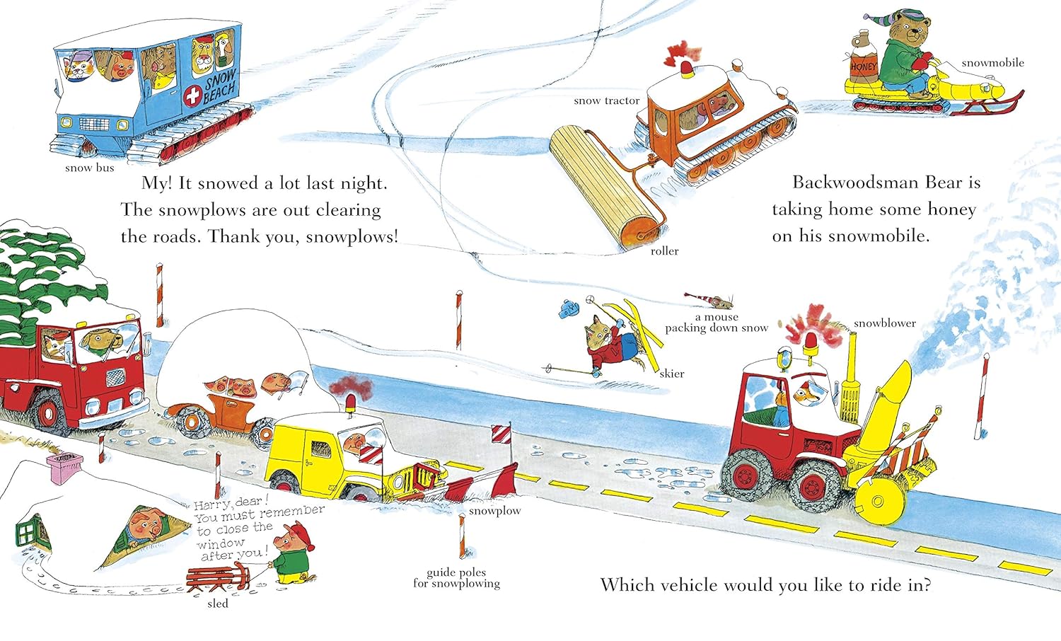 richard scarry's busy busy winter - Ảnh 4
