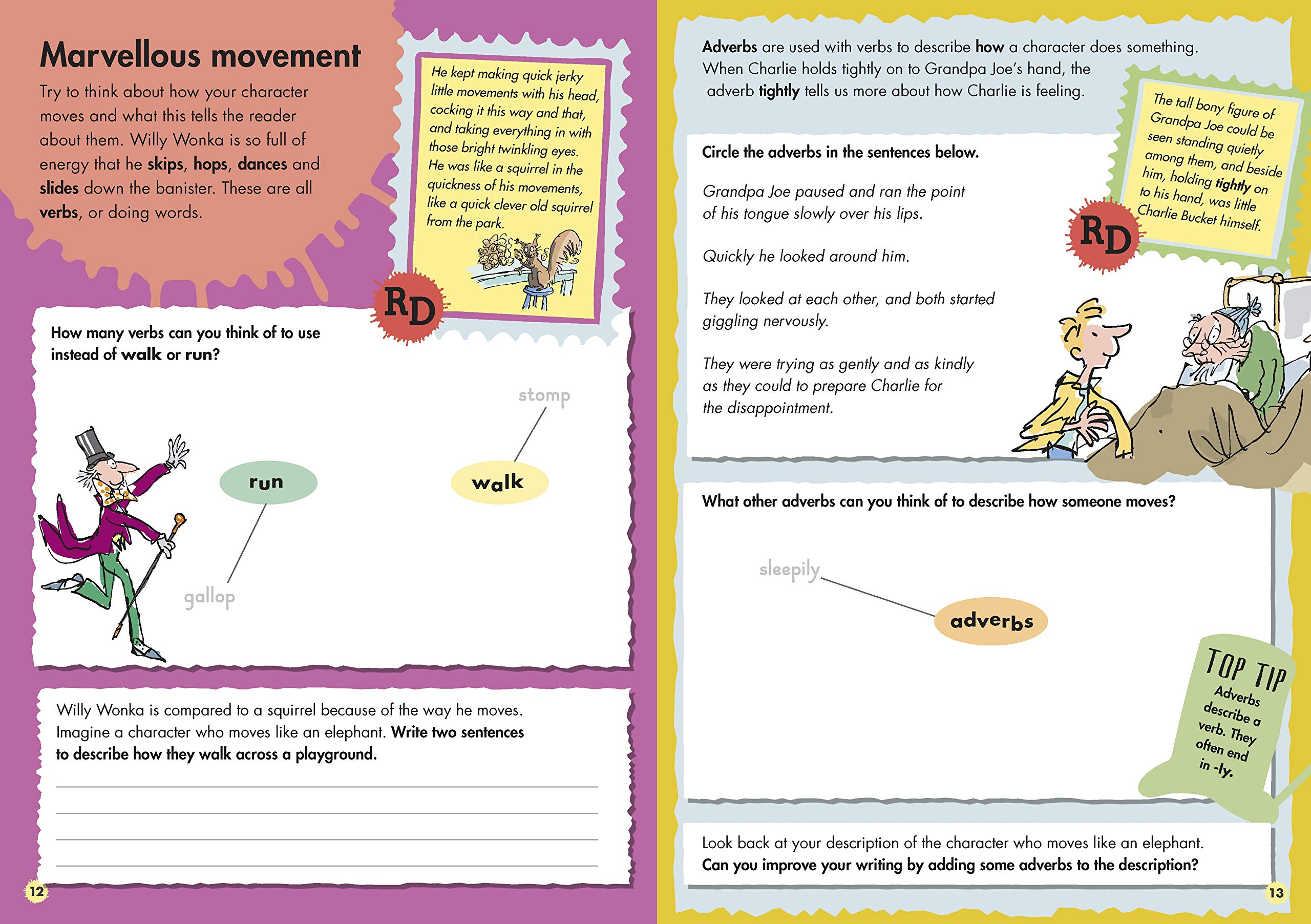 roald dahl's creative writing with charlie and the chocolate factory: how to write tremendous characters (roald dahl creative writing) - Ảnh 4