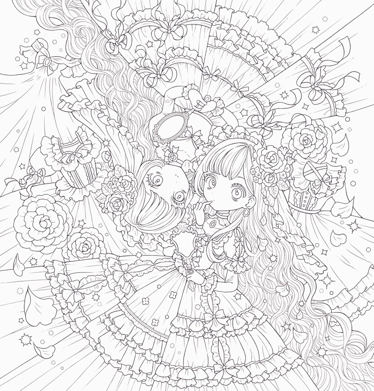 Romantic Gothic 城咲ロンドンぬり絵ブック - Romantic Gothic Nurie Book - Ảnh 4