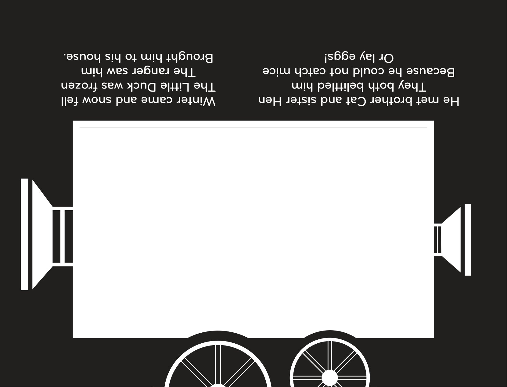 sách chiếu bóng - cinema book - rạp chiếu phim trong sách - vịt con xấu xí - Ảnh 9