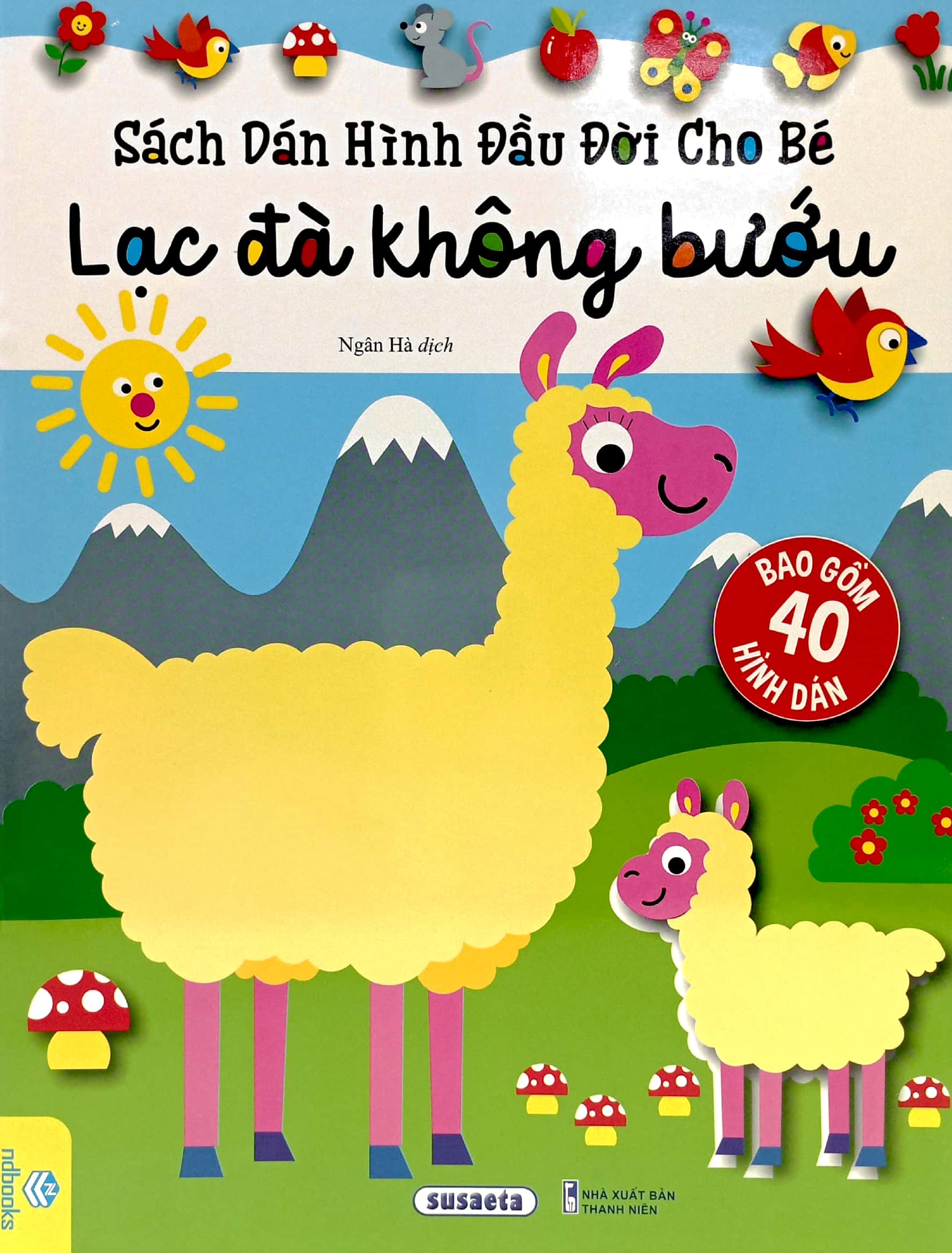sách dán hình đầu đời cho bé: lạc đà không bướu - Ảnh 2