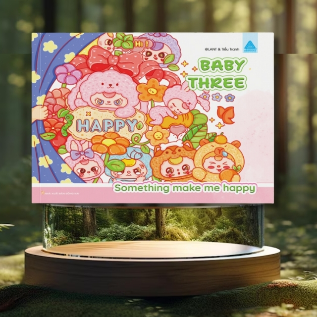 Sach To Mau Baby Three Something Make Me Happy - Ảnh 8