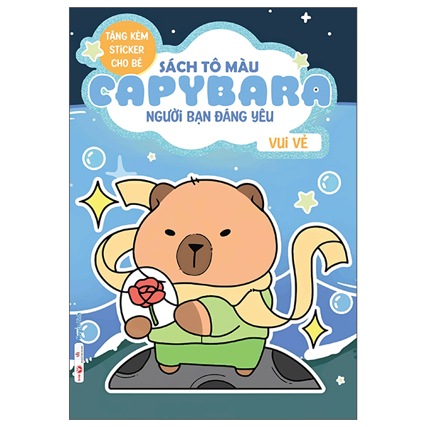 Sách Tô Màu Capybara - Người Bạn Đáng Yêu - Chăm Chỉ - Ảnh 2