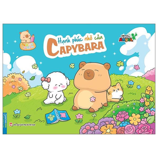 Sách Tô Màu - Hạnh Phúc Nhỏ Của Capybara