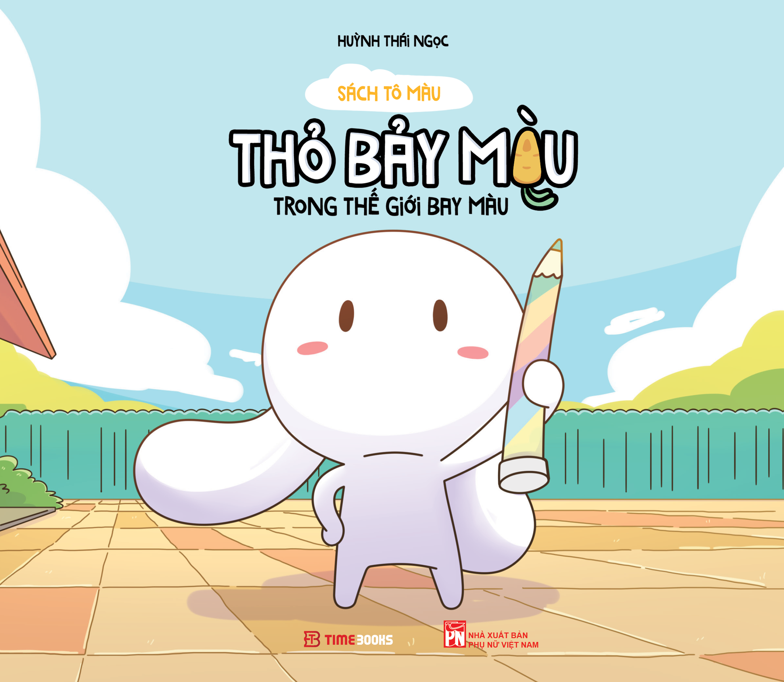 Sách Tô Màu - Thỏ Bảy Màu Trong Thế Giới Bay Màu - Bản Đặc Biệt - Tặng Kèm Sticker + Sổ Tay Bí Kíp Tô Màu - Ảnh 5