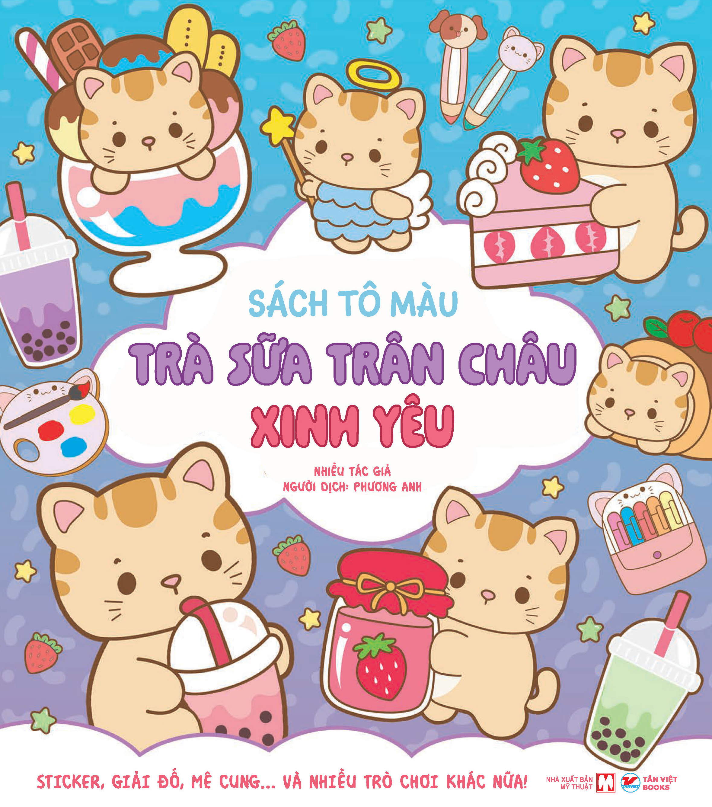 Sách Tô Màu - Trà Sữa Trân Châu Xinh Yêu - Ảnh 2
