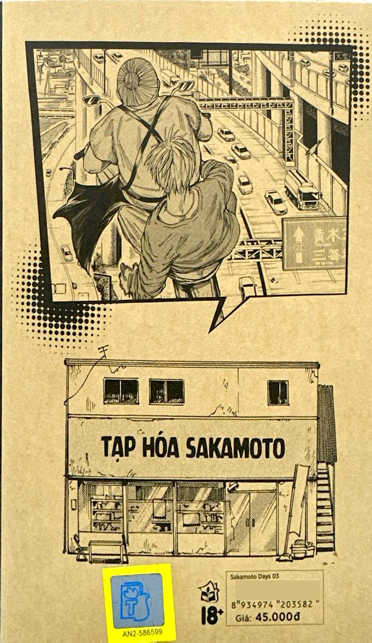 sakamoto days - tập 3 - mashimo heisuke - tặng kèm standee nhân vật - Ảnh 8
