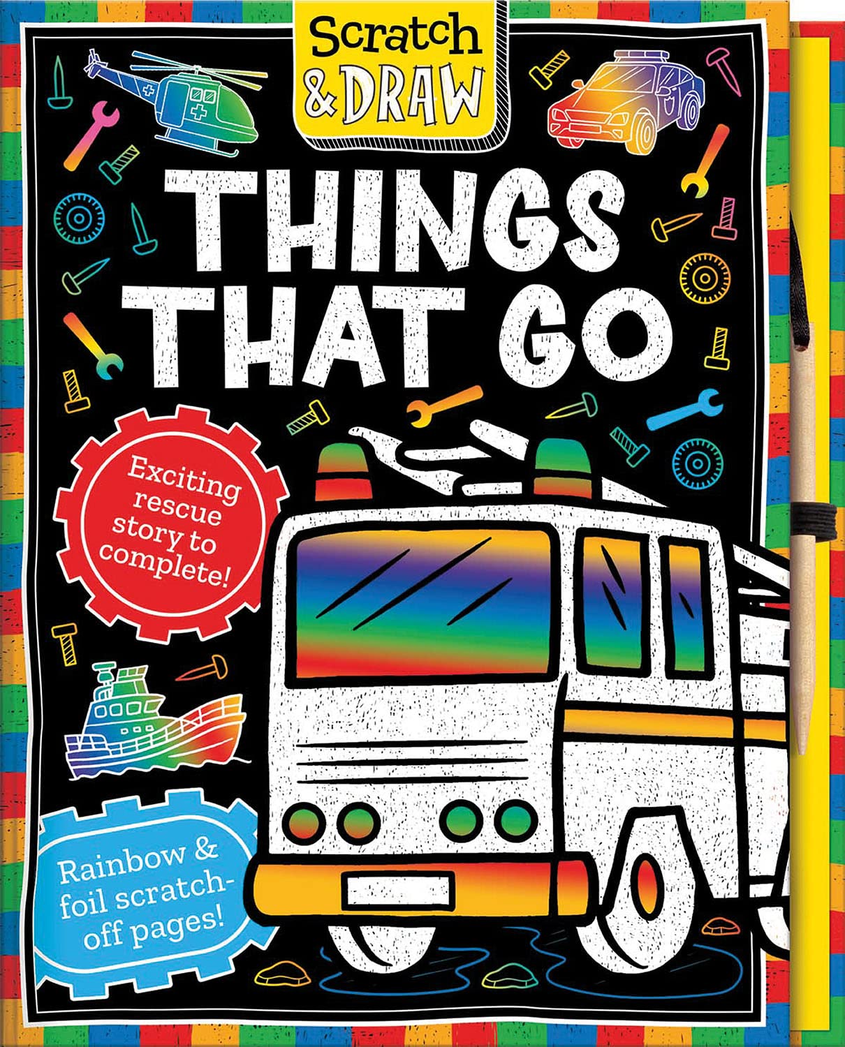 scratch and draw - things that go - Ảnh 2