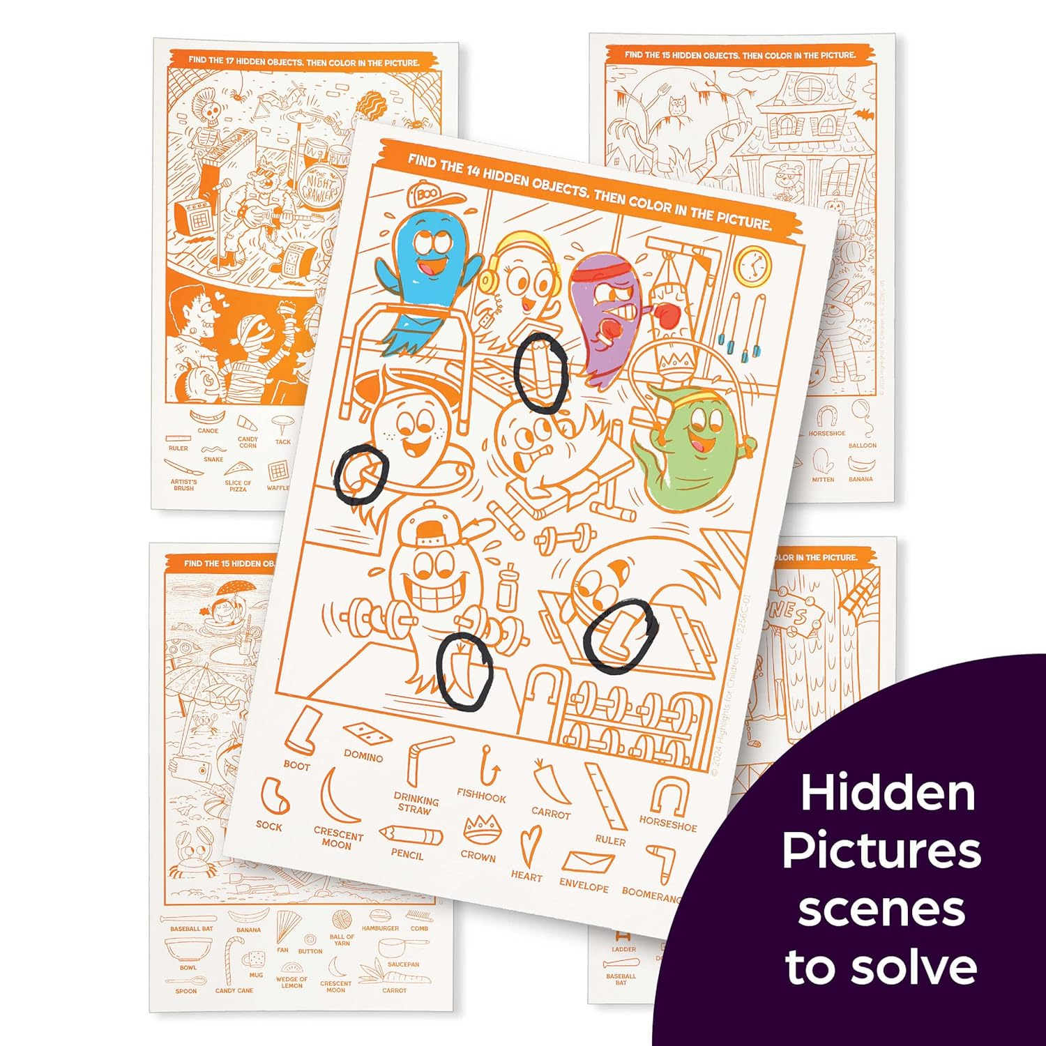 scratch-and-play halloween hidden pictures - Ảnh 5