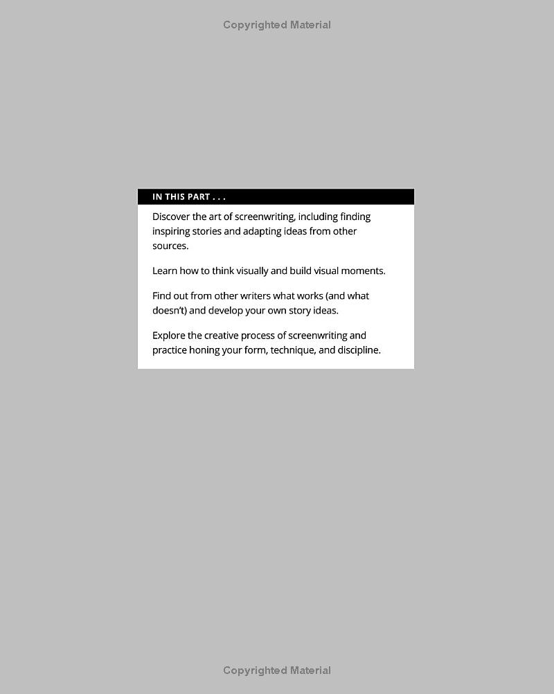 screenwriting for dummies 3rd edition - Ảnh 11