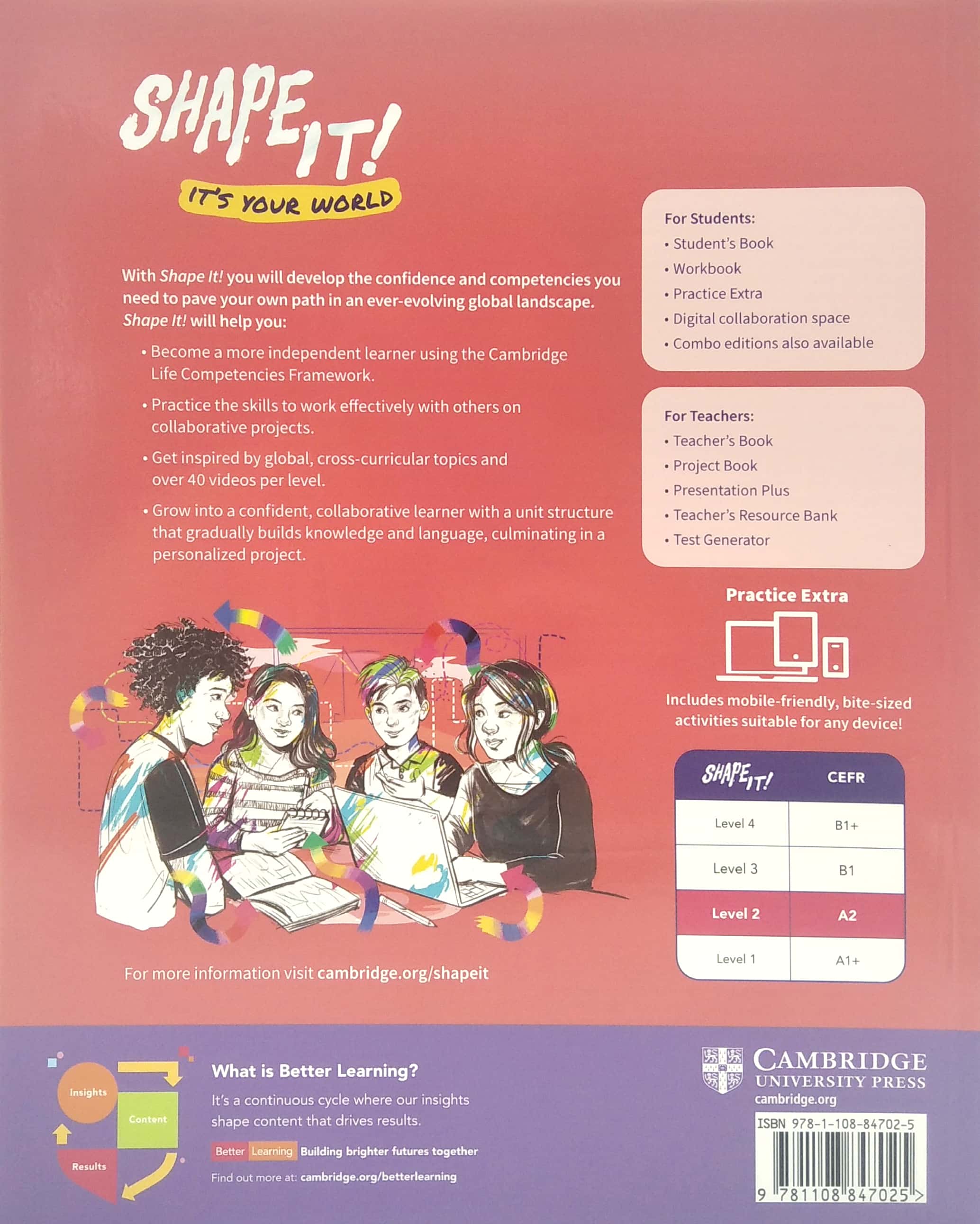 shape it! level 2 student's book with practice extra - Ảnh 7
