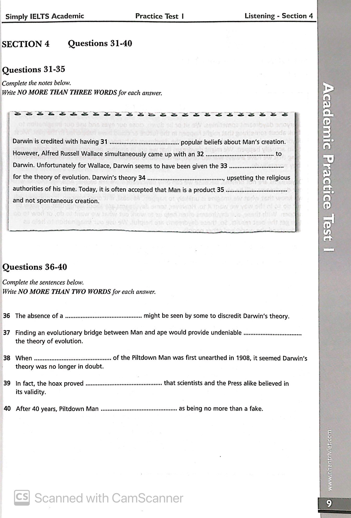 simply ielts - 6 practice tests (kèm cd) - Ảnh 7