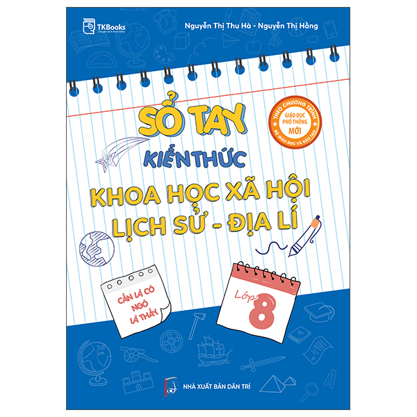 Sổ Tay Kiến Thức Khoa Học Xã Hội-Lịch Sử-Địa Lí Lớp 8