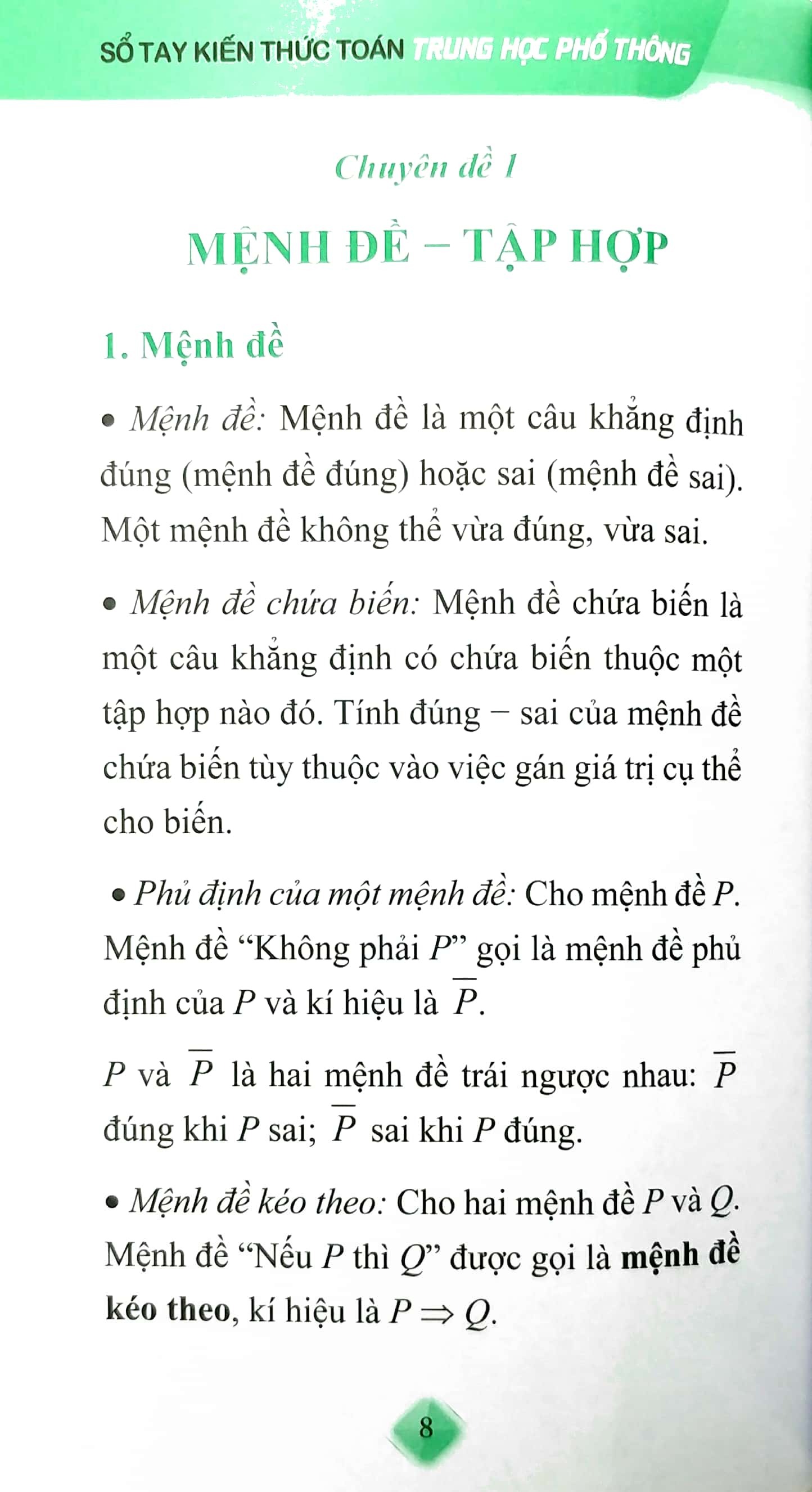 Sổ Tay Kiến Thức Toán Trung Học Phổ Thông (Tái Bản 2025) - Ảnh 4