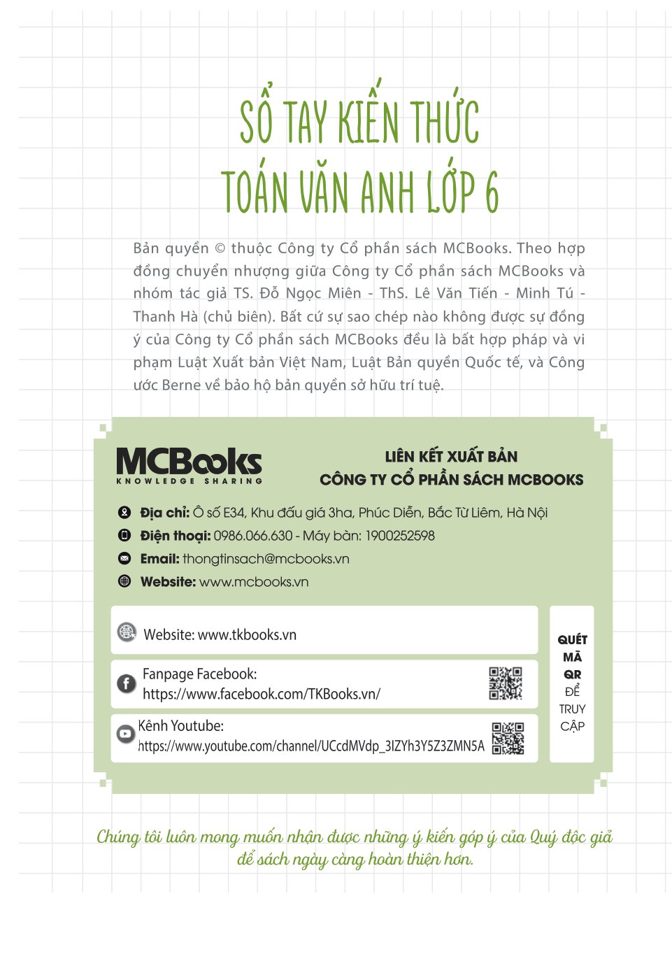 sổ tay kiến thức toán văn anh lớp 6 - Ảnh 3