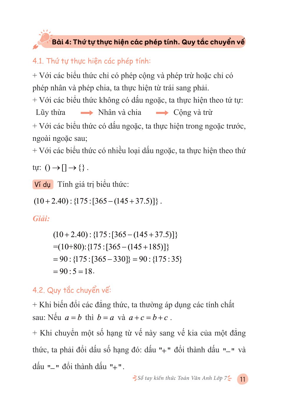 sổ tay kiến thức toán-văn-anh lớp 7 - Ảnh 9
