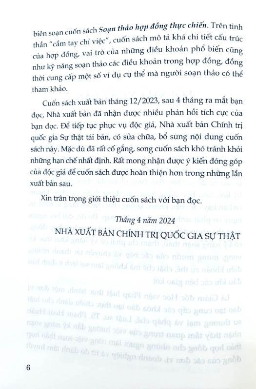 Soạn Thảo Hợp Đồng Thực Chiến (Tái Bản) - Ảnh 4