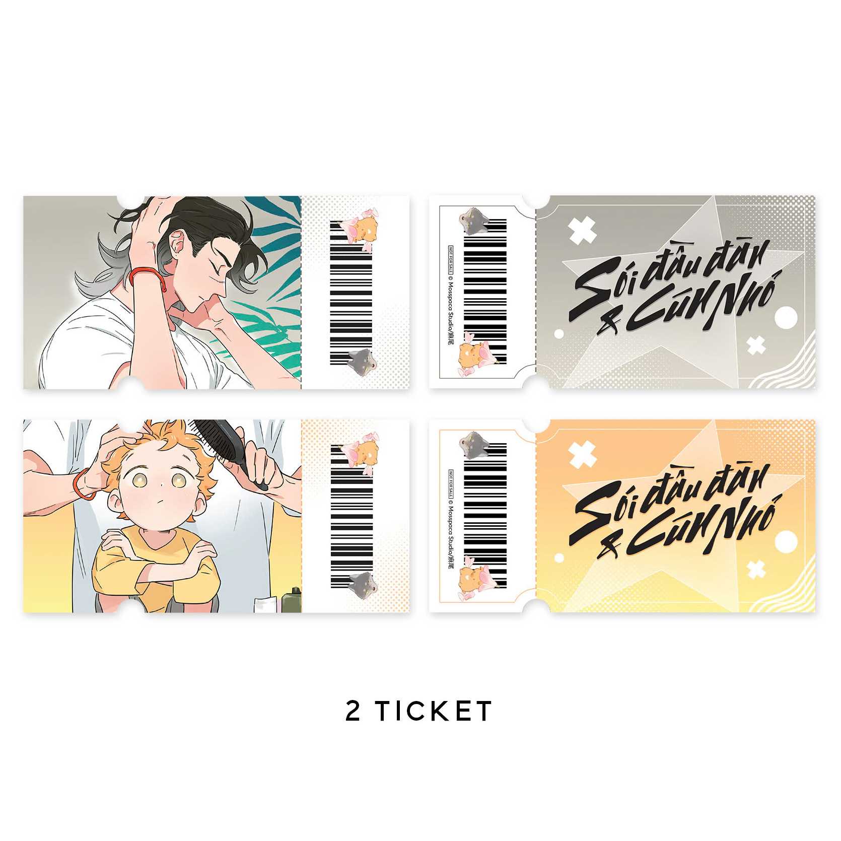sói đầu đàn và cún nhỏ - tập 3 - bản đặc biệt - tặng kèm 2 ticket + 1 clear file đại ca sói + 1 nam châm trang trí tủ lạnh + 1 móc khóa máy gắp thú - Ảnh 4