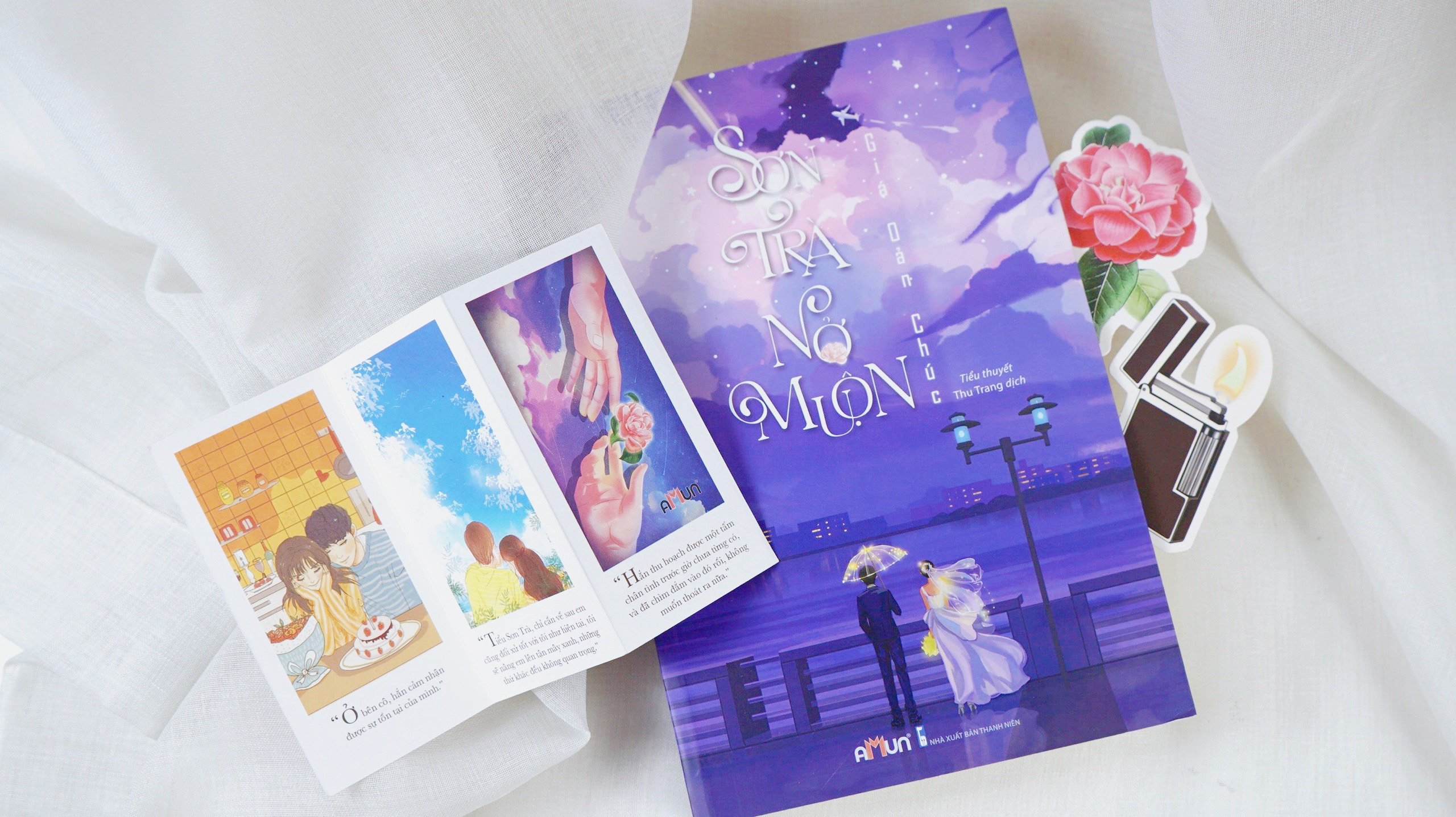 sơn trà nở muộn - tặng kèm 1 bookmark hoa sơn trà + 1 bookmark chiếc bật lửa + 1 postcard - Ảnh 18