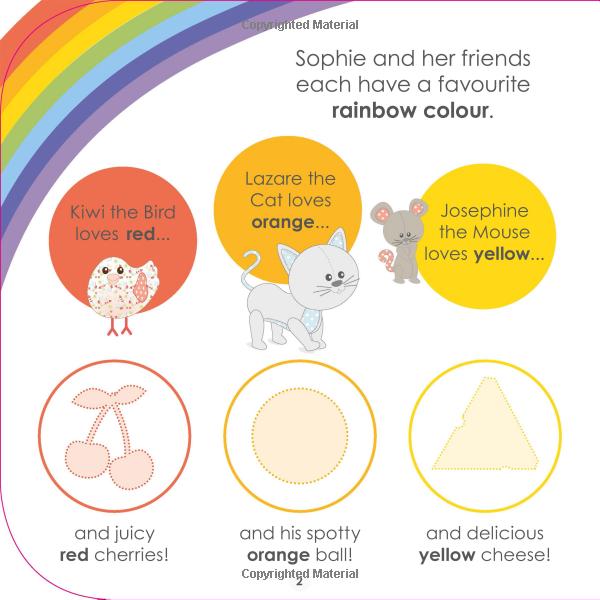 sophie la girafe rainbow colours - Ảnh 3