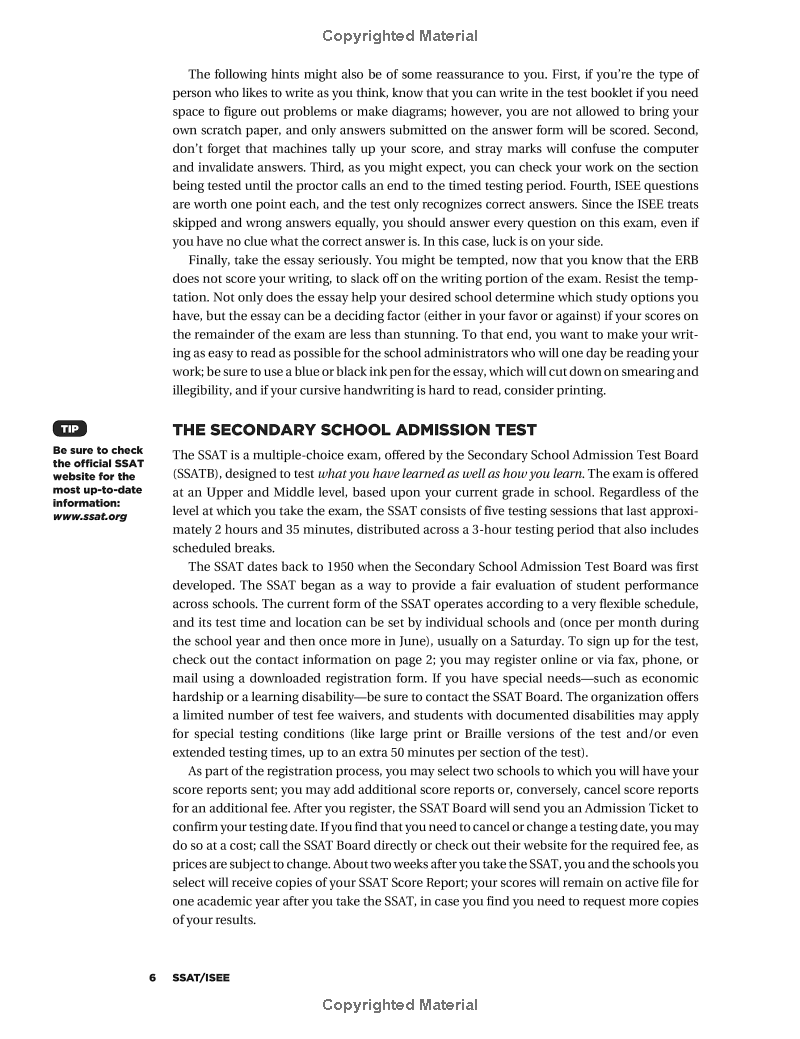 ssat/isee: high school entrance examinations 4th edition (barron's test prep) - Ảnh 13