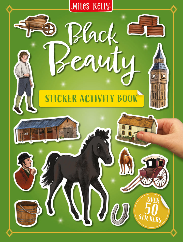 sticker activity books - black beauty - Ảnh 2