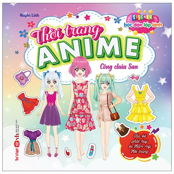 Sticker Boc Dan Lap Lanh - Thoi Trang Anime - Cong Chua Mei - Ảnh 2