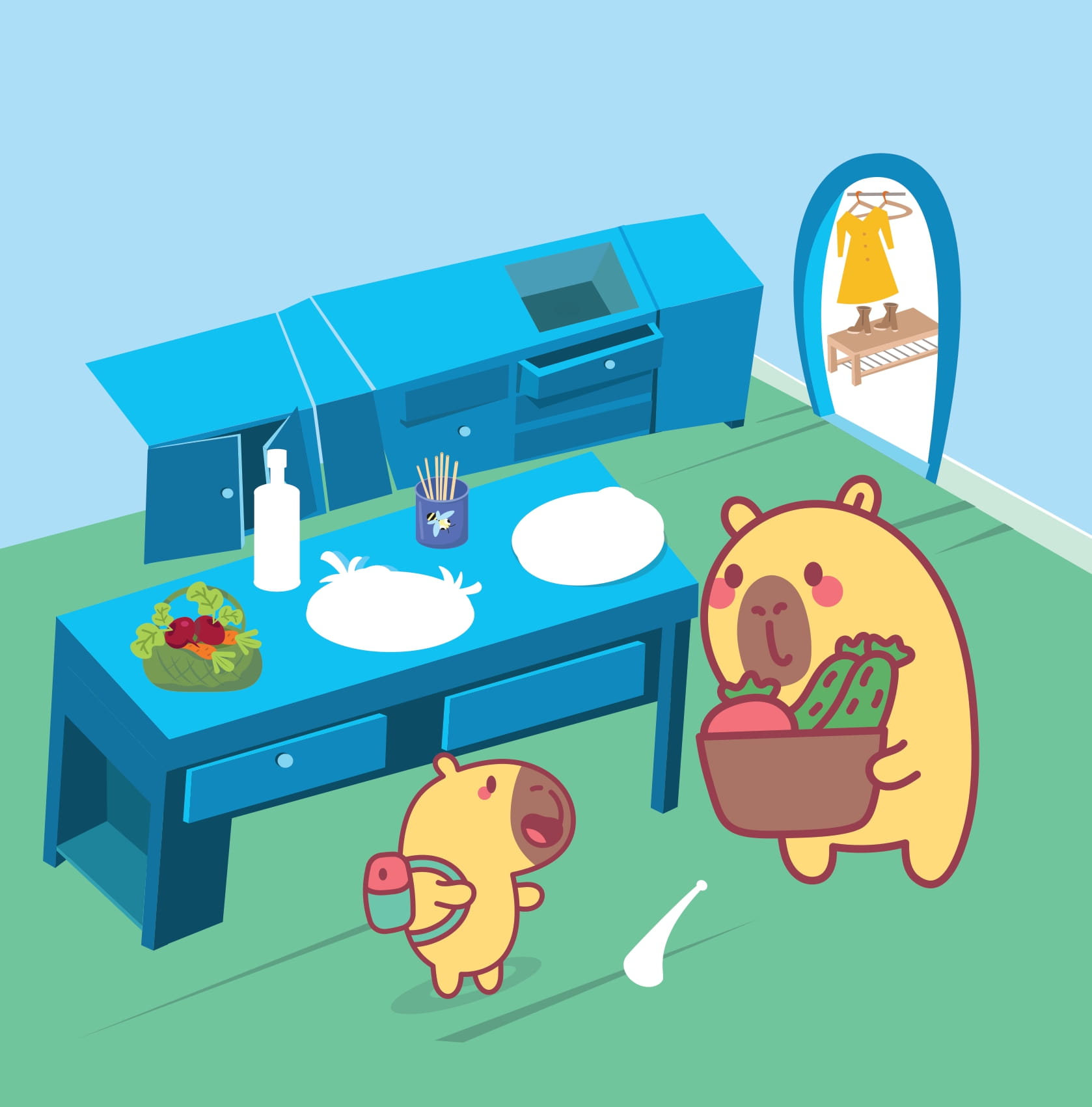 Sticker Capybara - Tìm Vật Ẩn Giấu - Thế GiớI Đại Dương - Ảnh 14