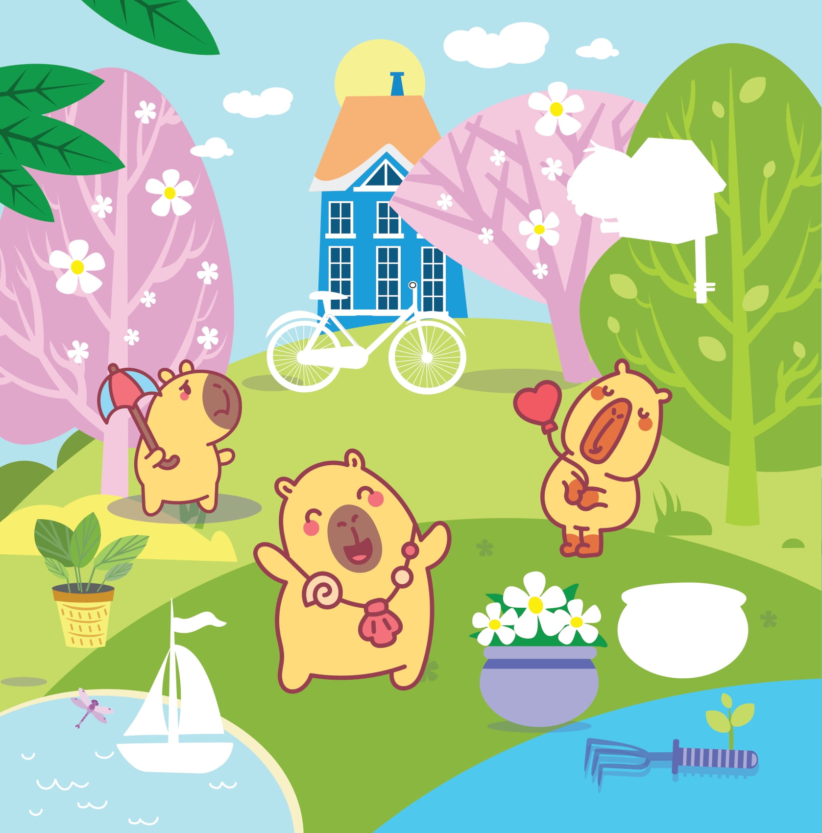 Sticker Capybara - Tìm Vật Ẩn Giấu - Thế GiớI Đại Dương - Ảnh 15