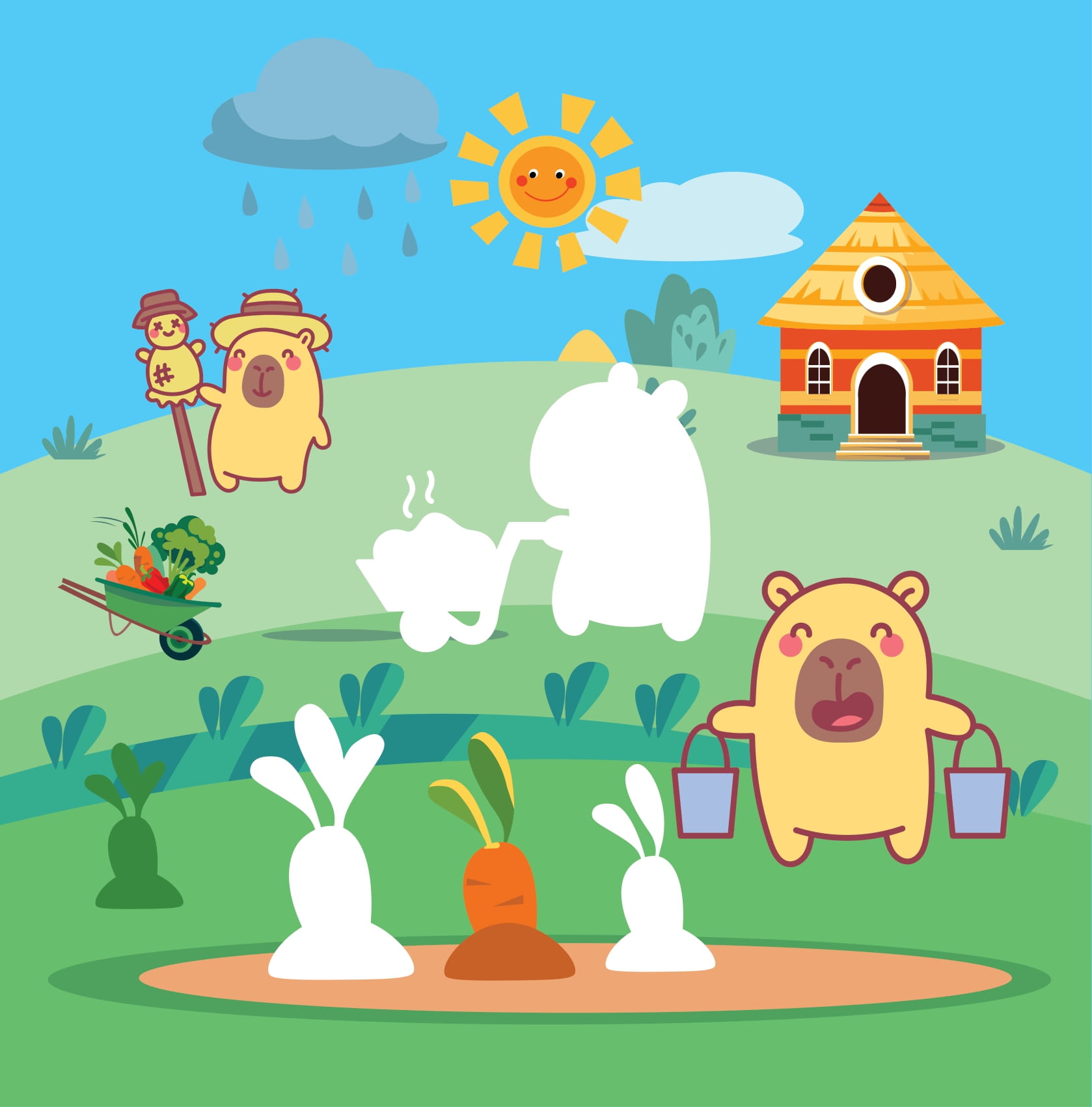 Sticker Capybara - Tìm Vật Ẩn Giấu - Vương Quốc Đồ Chơi - Ảnh 7