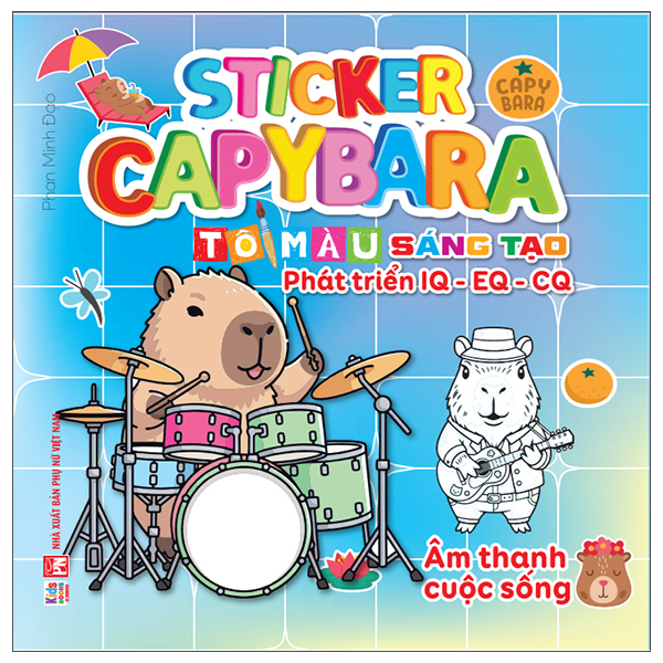 Sticker Capybara - To Mau Sang Tao Phat Trien IQ-EQ-CQ - Giac Mo Ve Tuong Lai - Ảnh 2