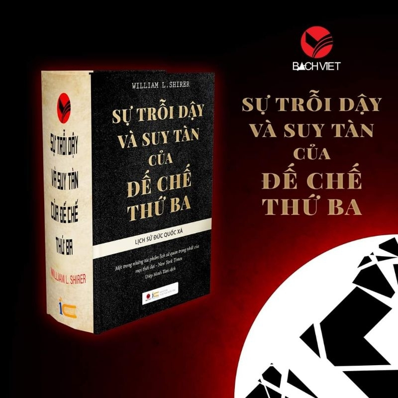 sự trỗi dậy và suy tàn của đế chế thứ 3 - lịch sử đức quốc xã - bìa cứng - Ảnh 2