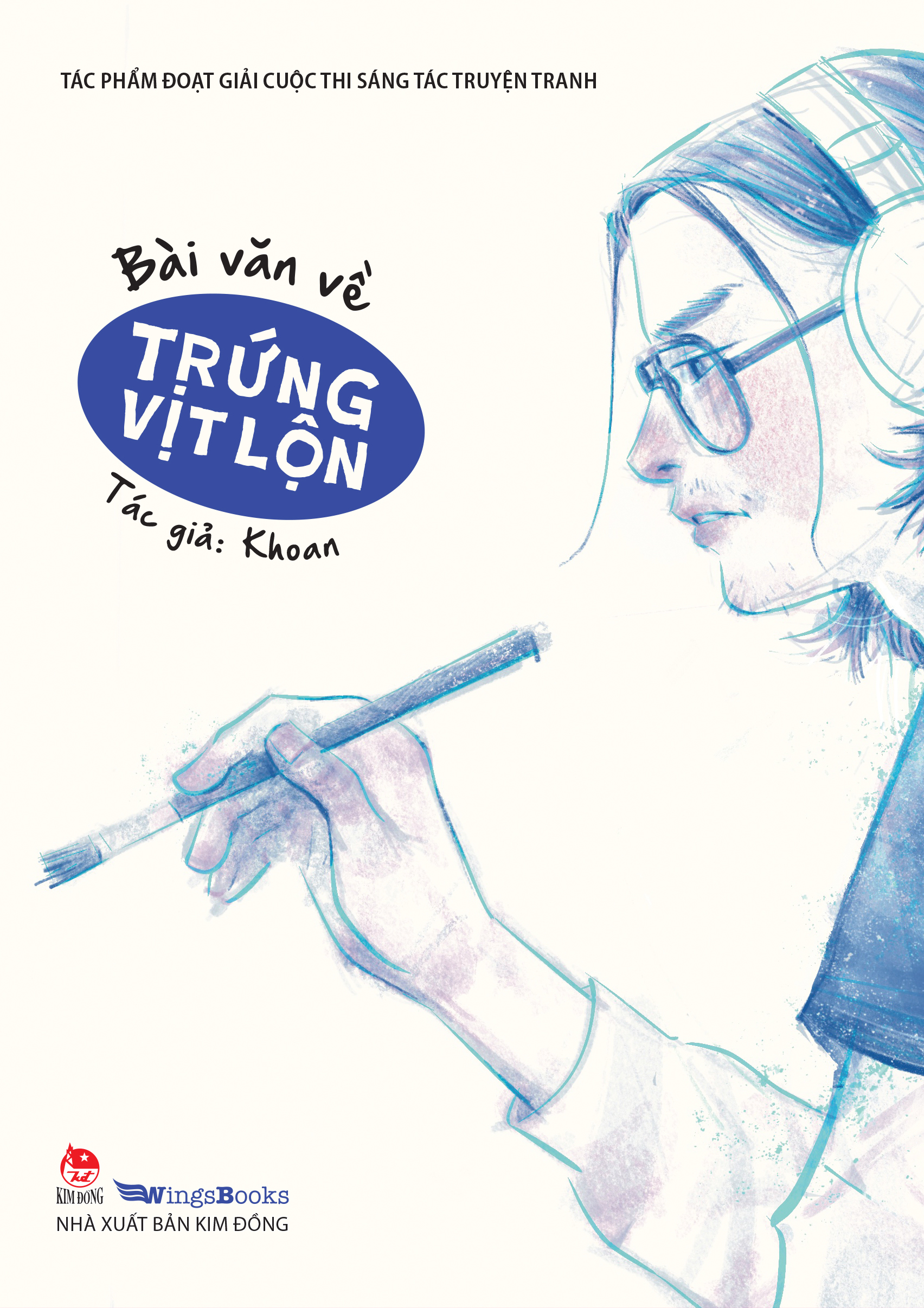 Tac Pham Doat Giai Cuoc Thi Sang Tac Truyen Tranh - Bai Van Ve Trung Vit Lon - Ma Mere Vend Des Baluts - Song Ngu Viet-Phap - Ảnh 2