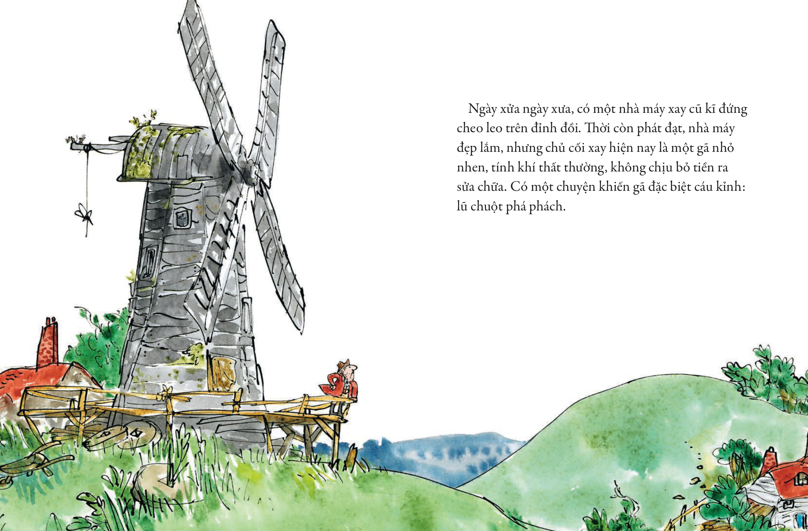 tác phẩm kinh điển của quentin blake - chuyện chuột cứu mèo - Ảnh 4