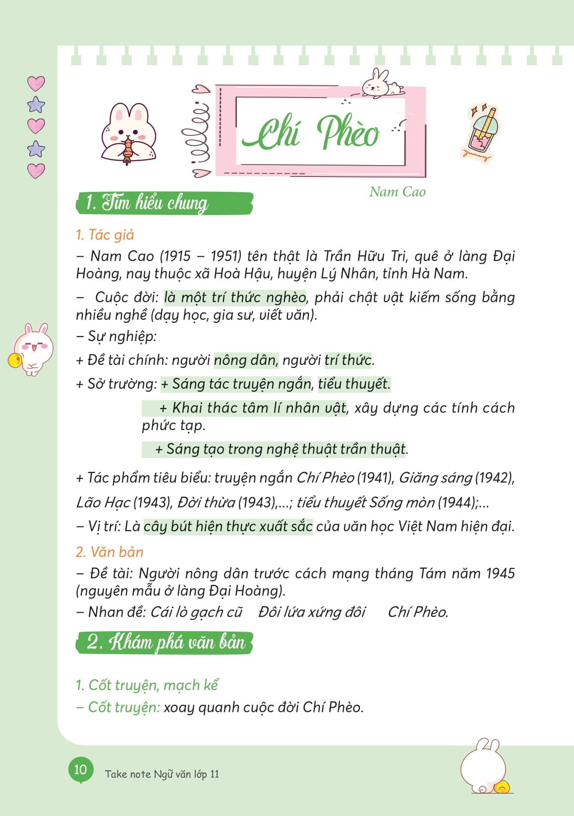 Take Note Ngữ Văn - Tổng Hợp Kiến Thức - Hiểu Nhanh, Nhớ Lâu! - Lớp 11 - Ảnh 12