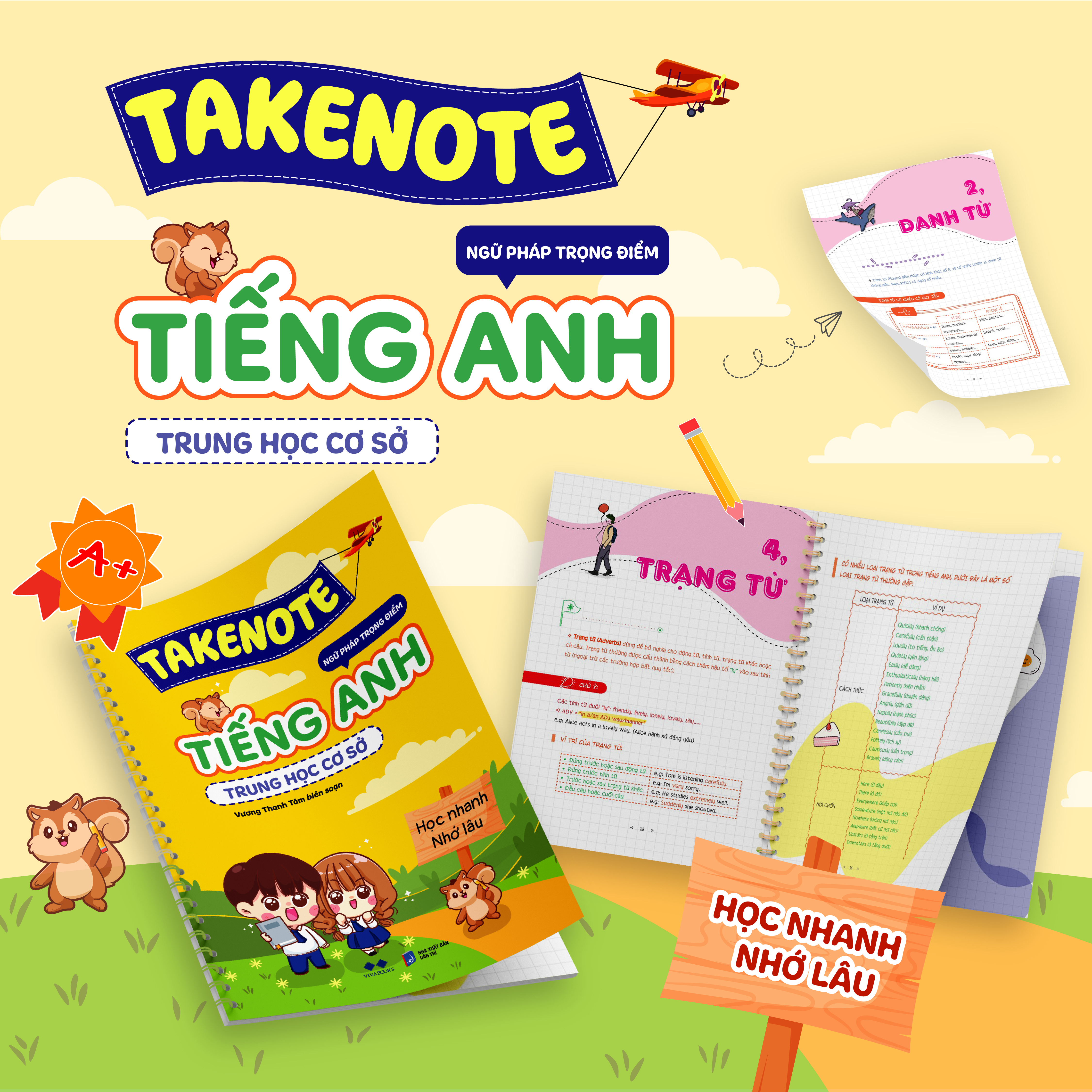 takenote ngữ pháp trọng điểm tiếng anh trung học cơ sở - Ảnh 4
