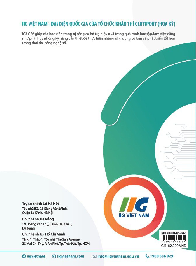 tăng cường tin học quốc tế - ic3-gs6 level 1 - digital literacy (tái bản 2024) - Ảnh 4