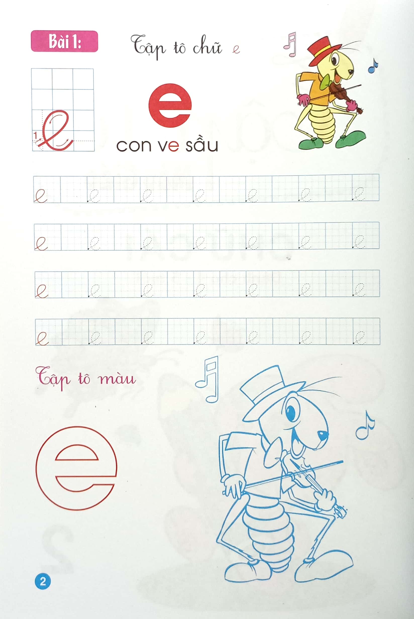 tập tô mẫu giáo - chữ cái - quyển 2 (dành cho 4-5 tuổi) - Ảnh 3