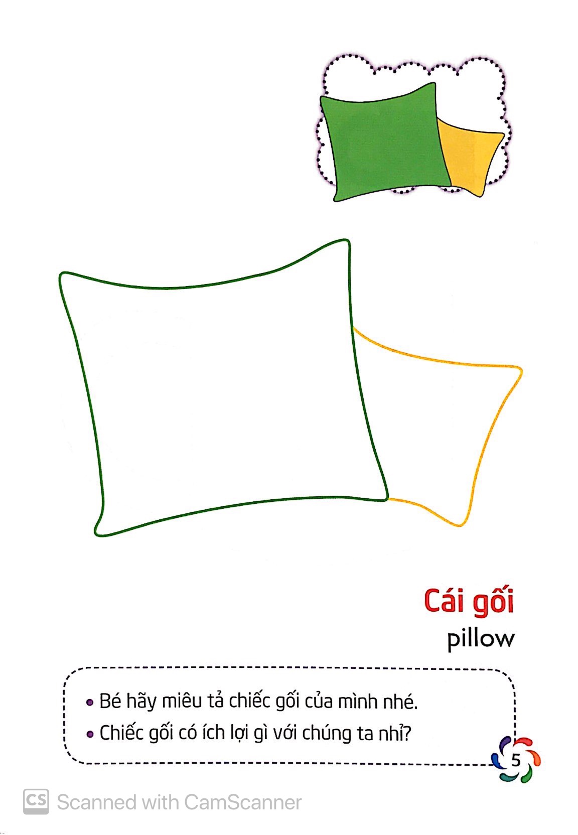 tập tô màu và nhận biết thế giới xung quanh - đồ dùng gia đình - Ảnh 7