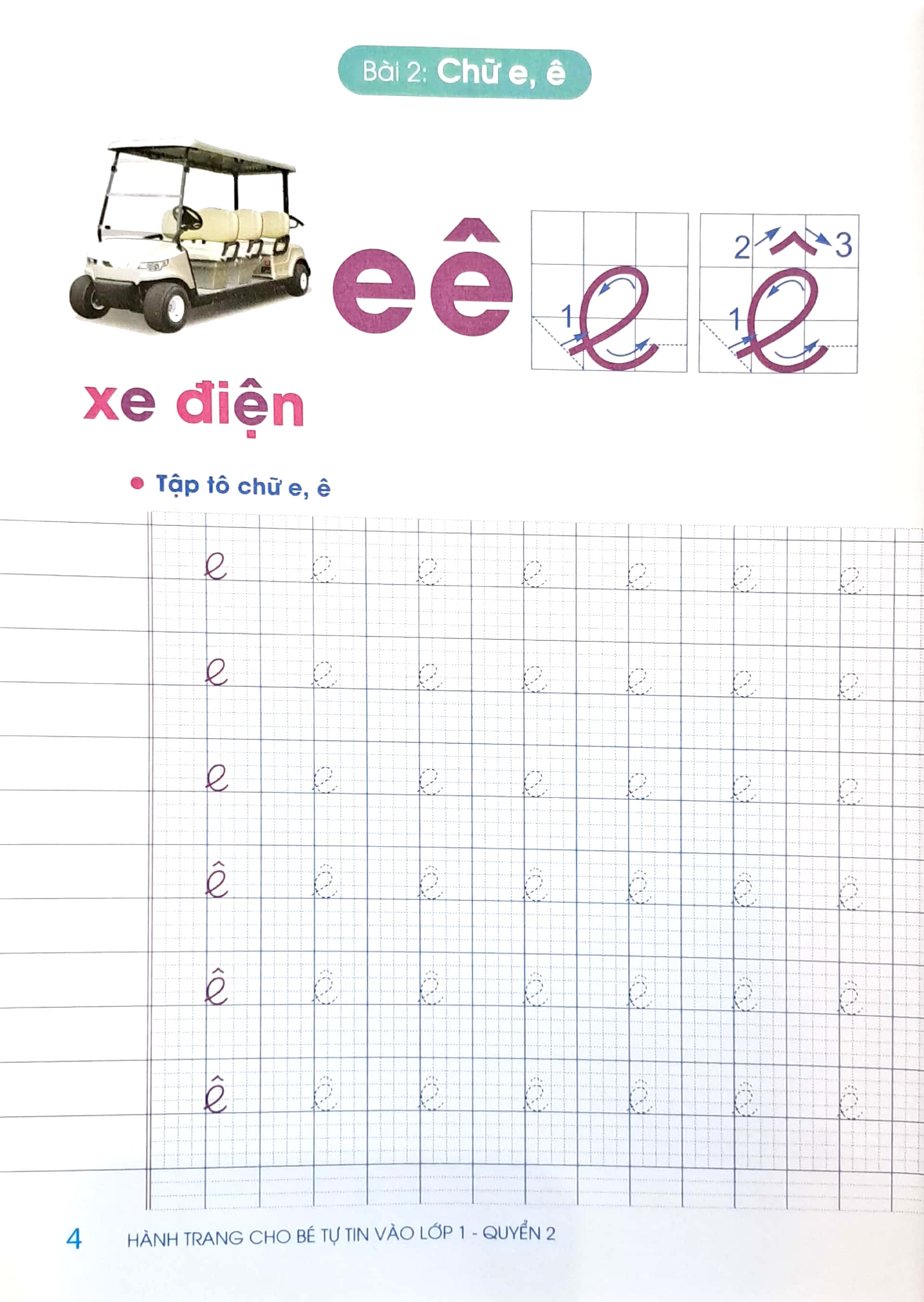 tập tô tập viết chữ - hành trang cho bé tự tin vào lớp 1 - quyển 2 - Ảnh 6