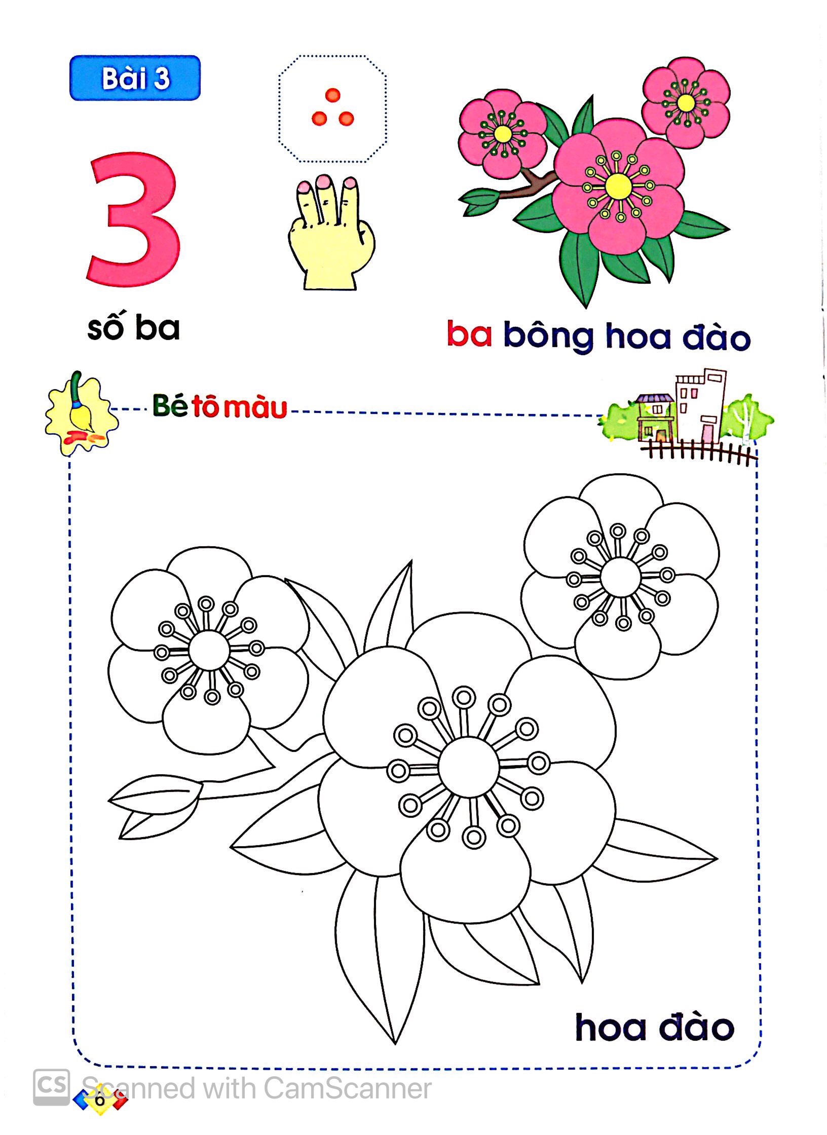 tập tô và làm quen với chữ số - Ảnh 7
