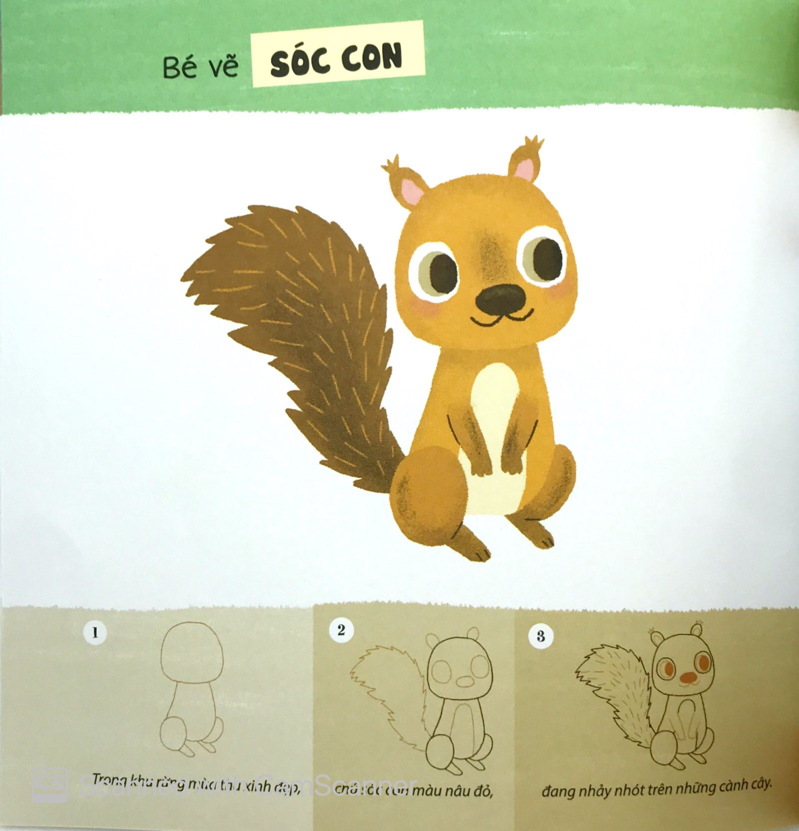 tay khéo tay xinh - bé vẽ thú non (sách in mực thiên nhiên) - Ảnh 10