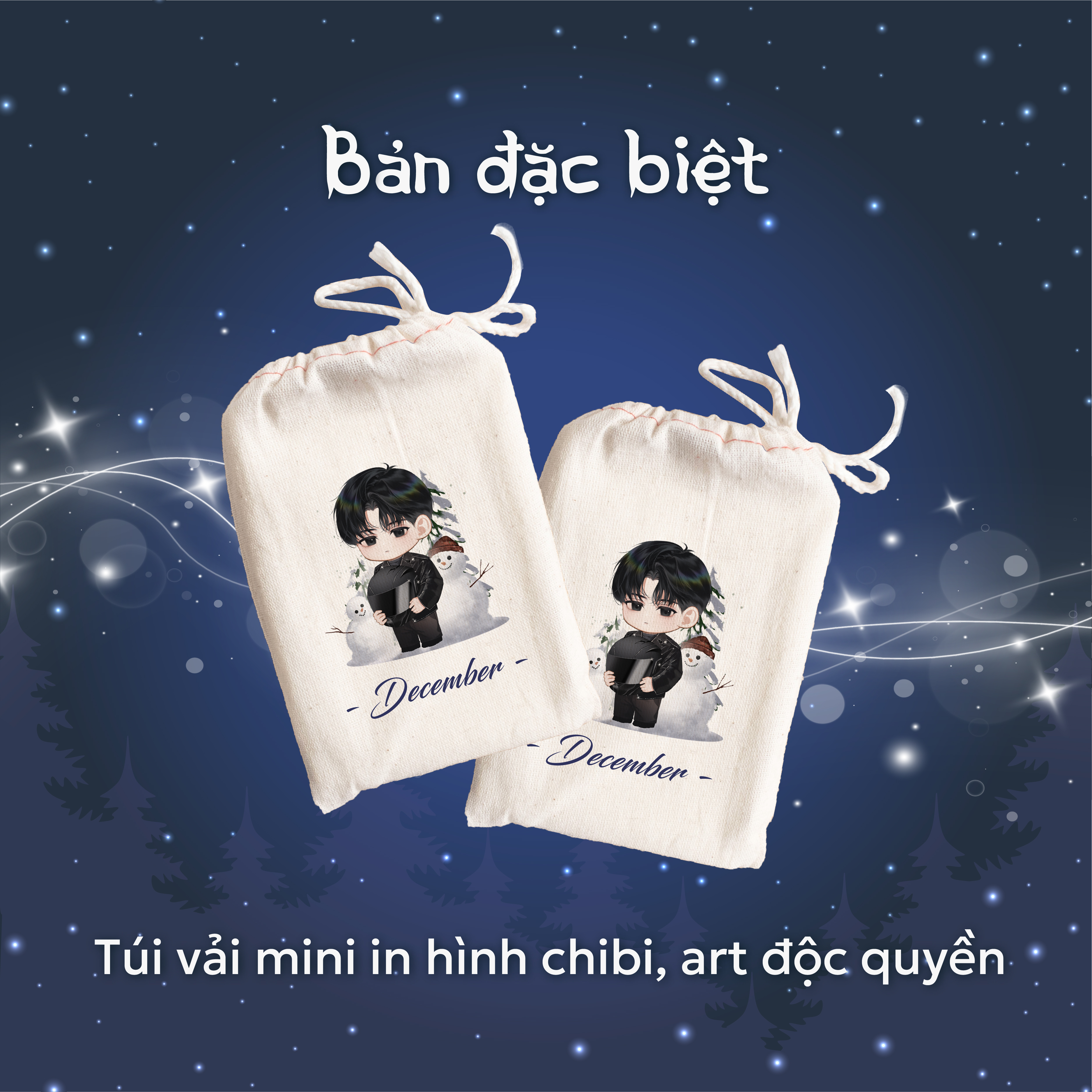tháng 12 - tập 2 - bản đặc biệt - tặng kèm bookmark + postcard hộp + túi vải mini - Ảnh 5